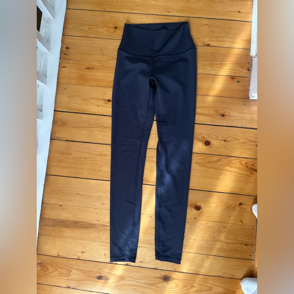 FLEO silky silk leggings, Parisian blue, small